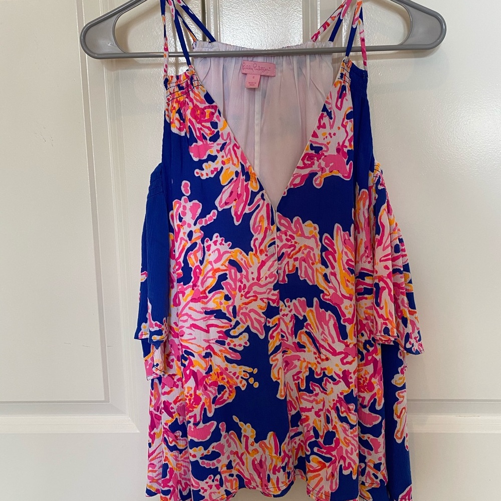 Lilly Pulitzer Off the Shoulder Top